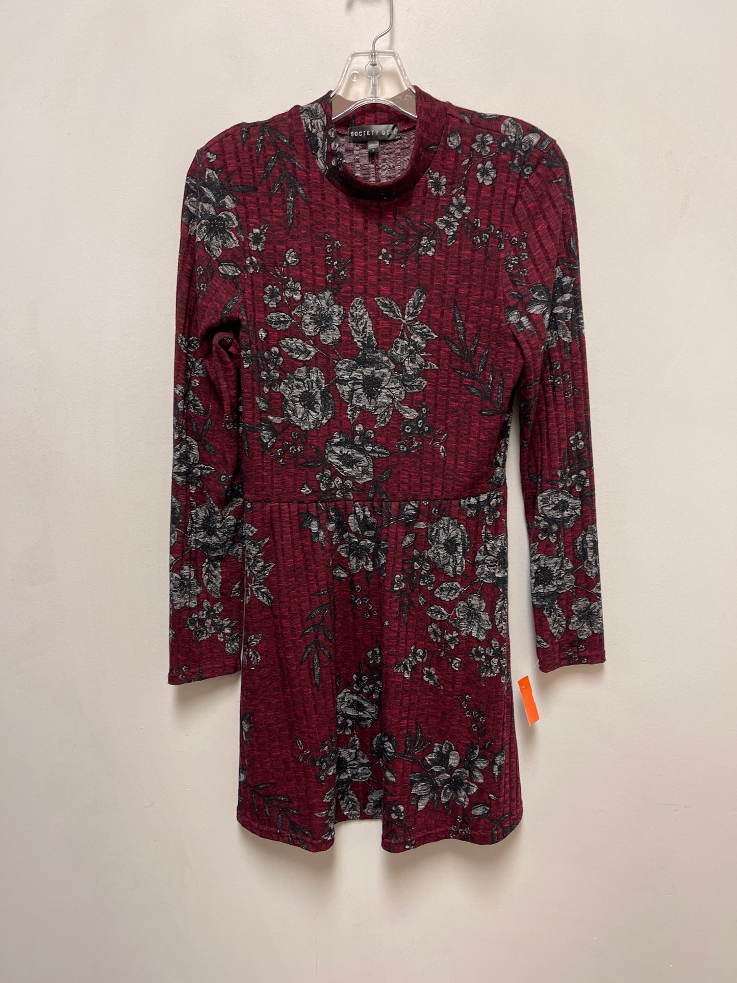 Dress Casual Midi By Clothes Mentor In Red, Size: S