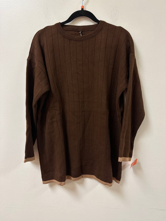 Sweater By Clothes Mentor In Brown, Size: Xl