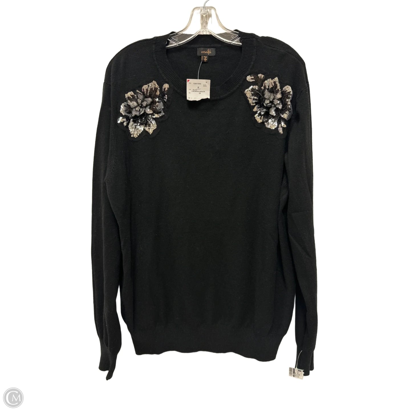 Sweater By Cma In Black, Size: 2x