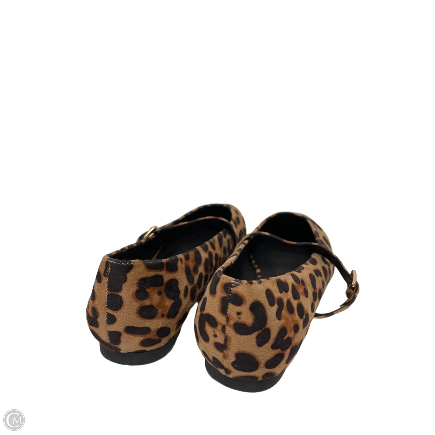 Shoes Flats By Clothes Mentor In Leopard Print, Size: 9
