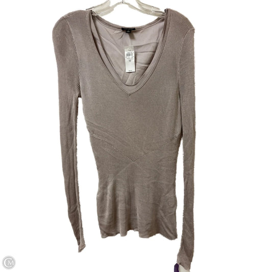 Sweater By Ann Taylor In Tan, Size: M