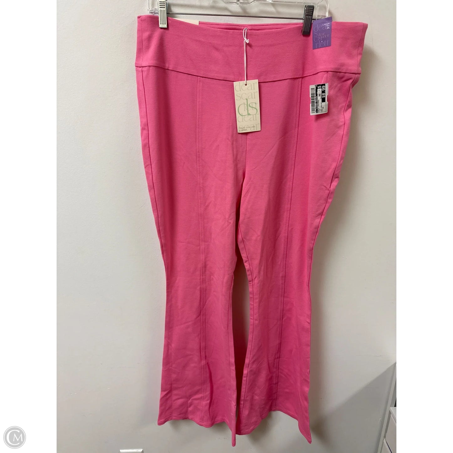 Pants Leggings By Clothes Mentor In Pink, Size: 2x