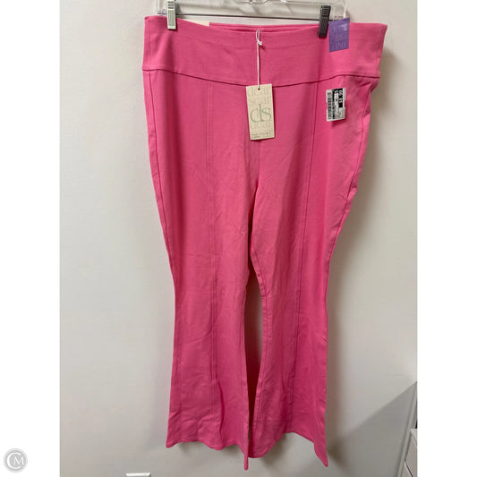 Pants Leggings By Clothes Mentor In Pink, Size: 2x