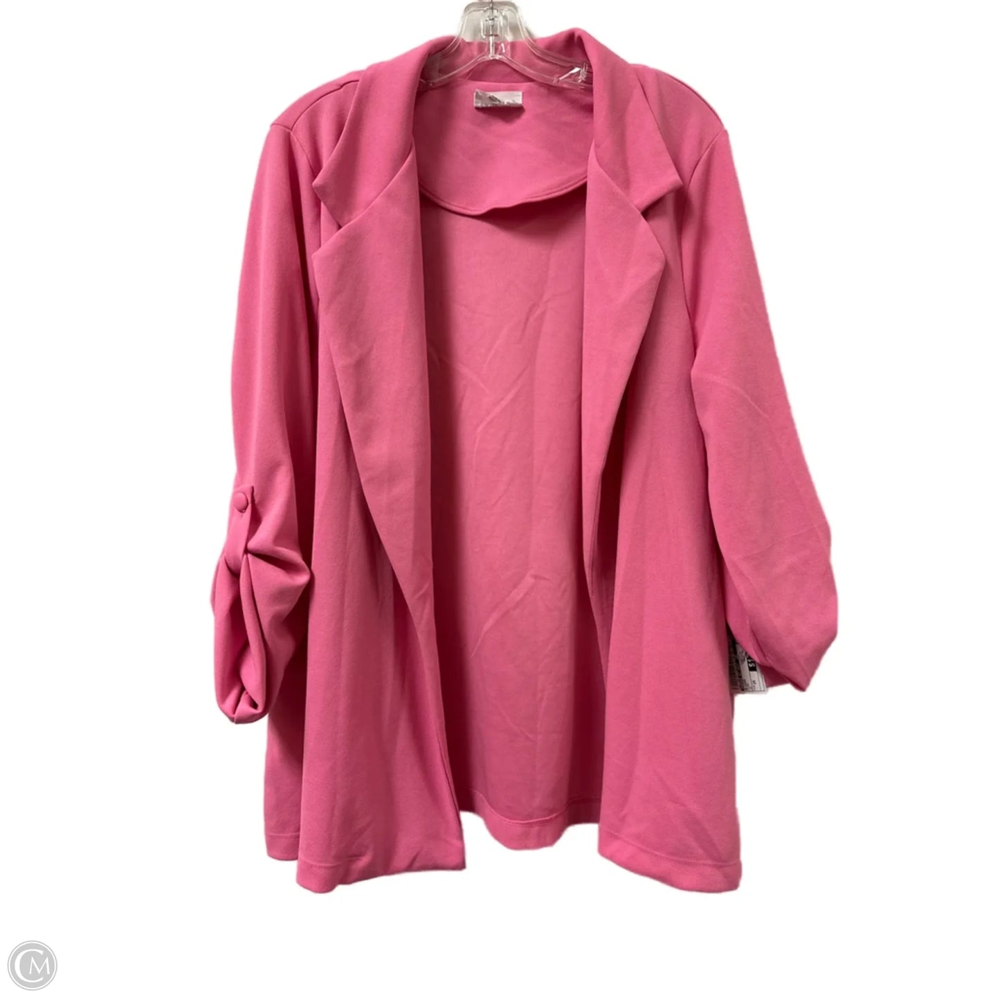 Blazer By Andree By Unit In Pink, Size: 2x