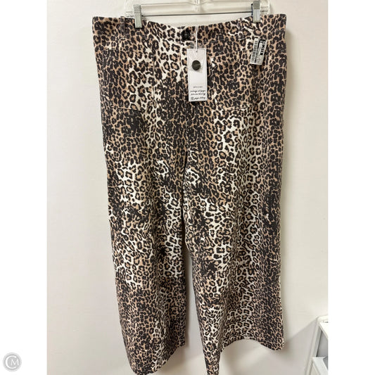 Jeans Boyfriend By Clothes Mentor In Animal Print, Size: 22