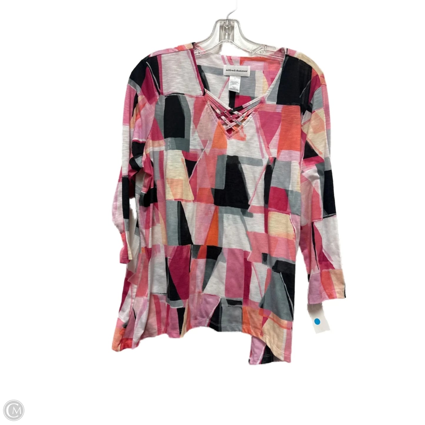 Top Long Sleeve By Alfred Dunner In Pink, Size: L
