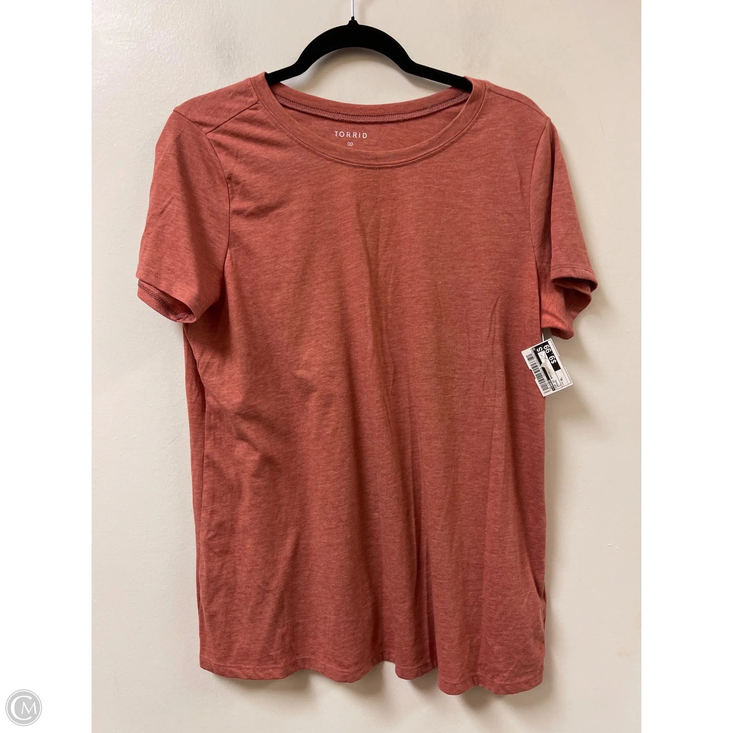Top Short Sleeve Basic By Torrid In Orange, Size: Xl