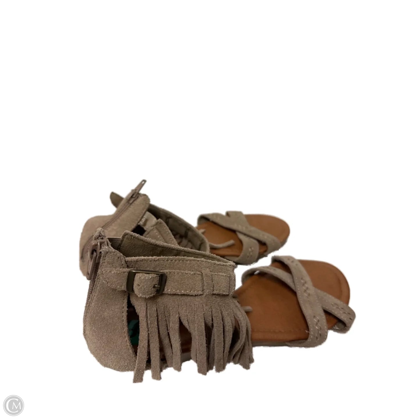 Sandals Flats By Minnetonka In Tan, Size: 8