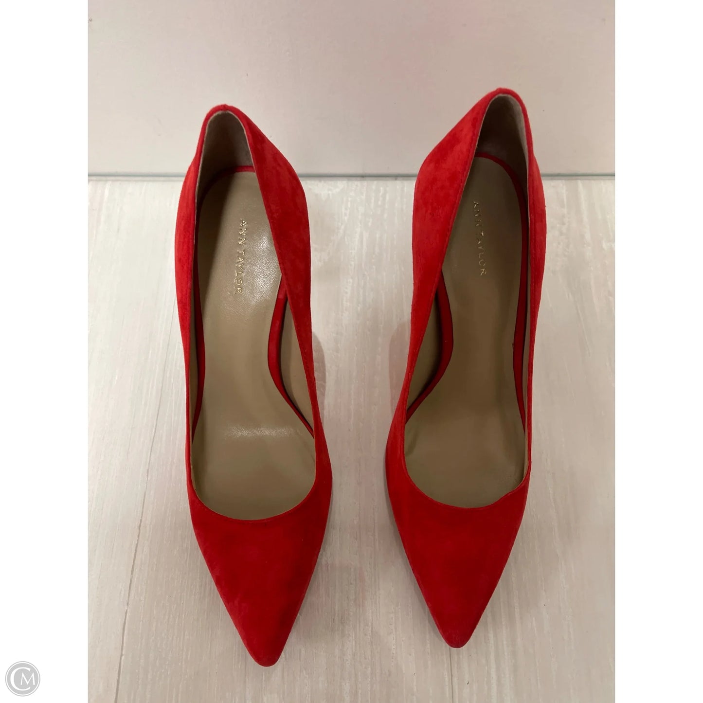 Shoes Heels Stiletto By Ann Taylor In Red, Size: 7.5