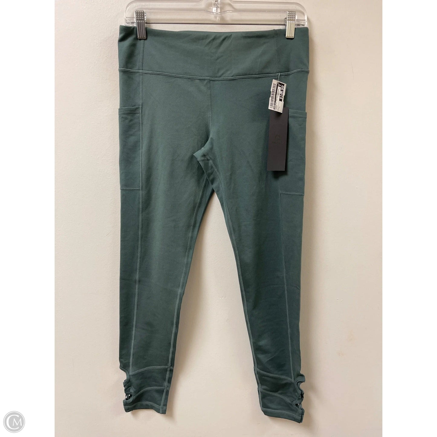 Athletic Pants By Mono B In Green, Size: L