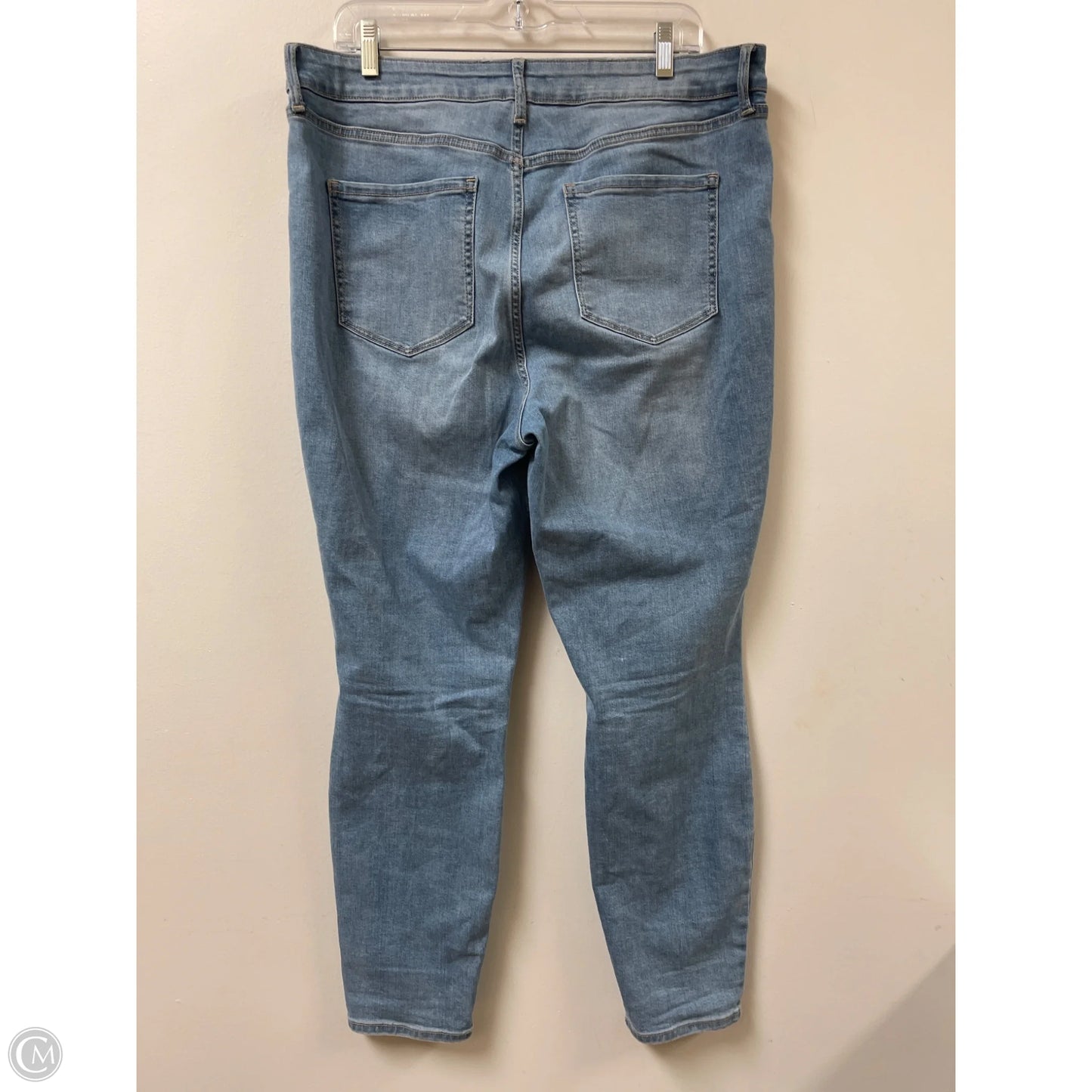 Jeans Skinny By Nine West In Blue Denim, Size: 16