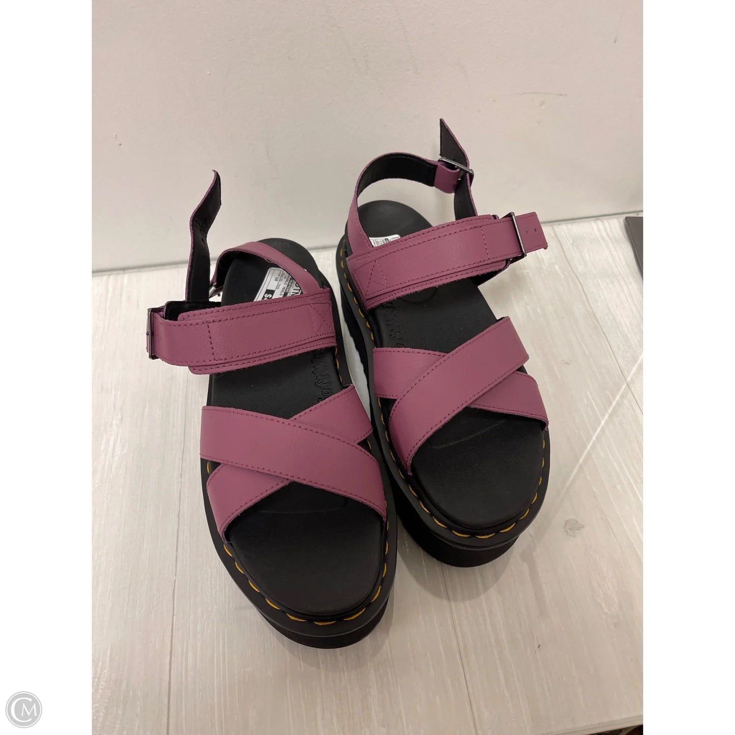 Sandals Heels Platform By Dr Martens In Pink, Size: 10