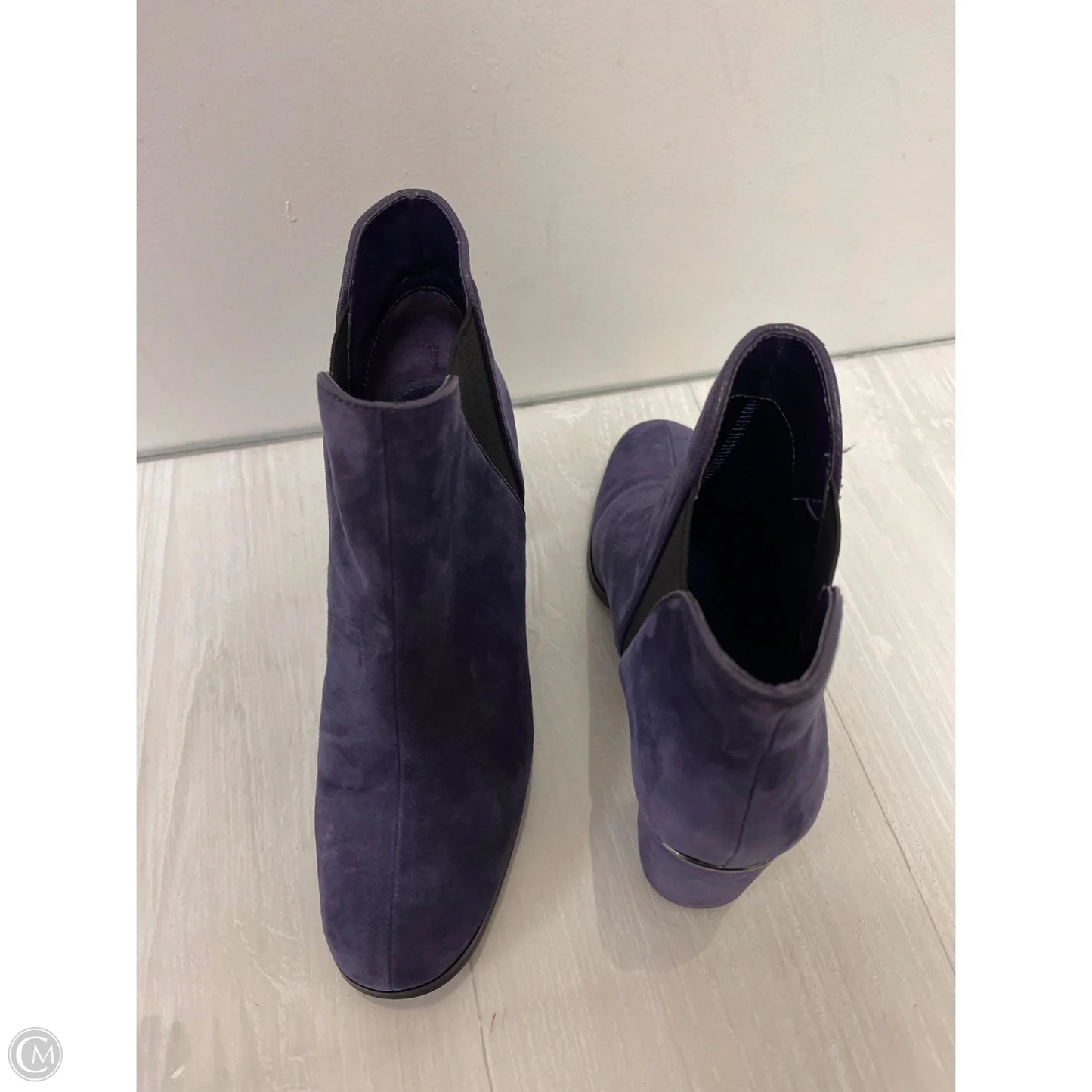 Boots Ankle Heels By White House Black Market In Purple, Size: 6.5
