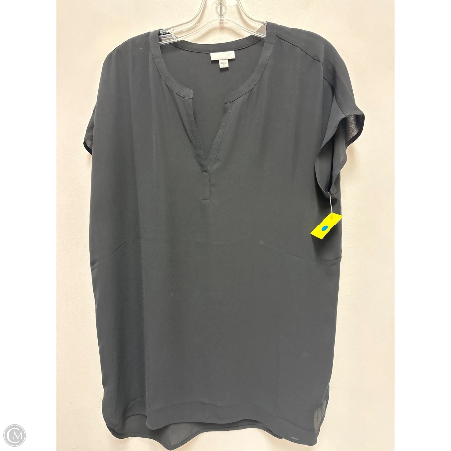 Top Short Sleeve By J. Jill In Black, Size: M