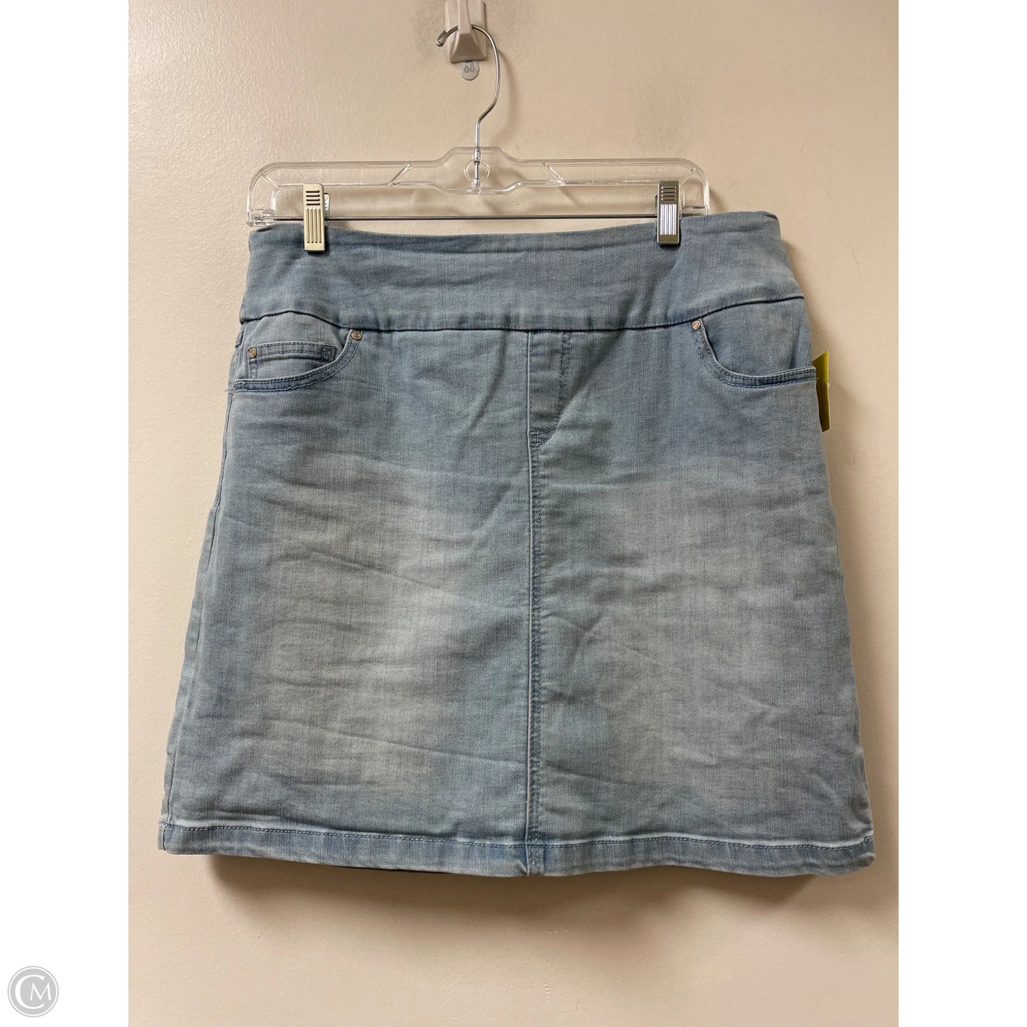 Skirt Mini & Short By Sc & Co In Blue Denim, Size: 12