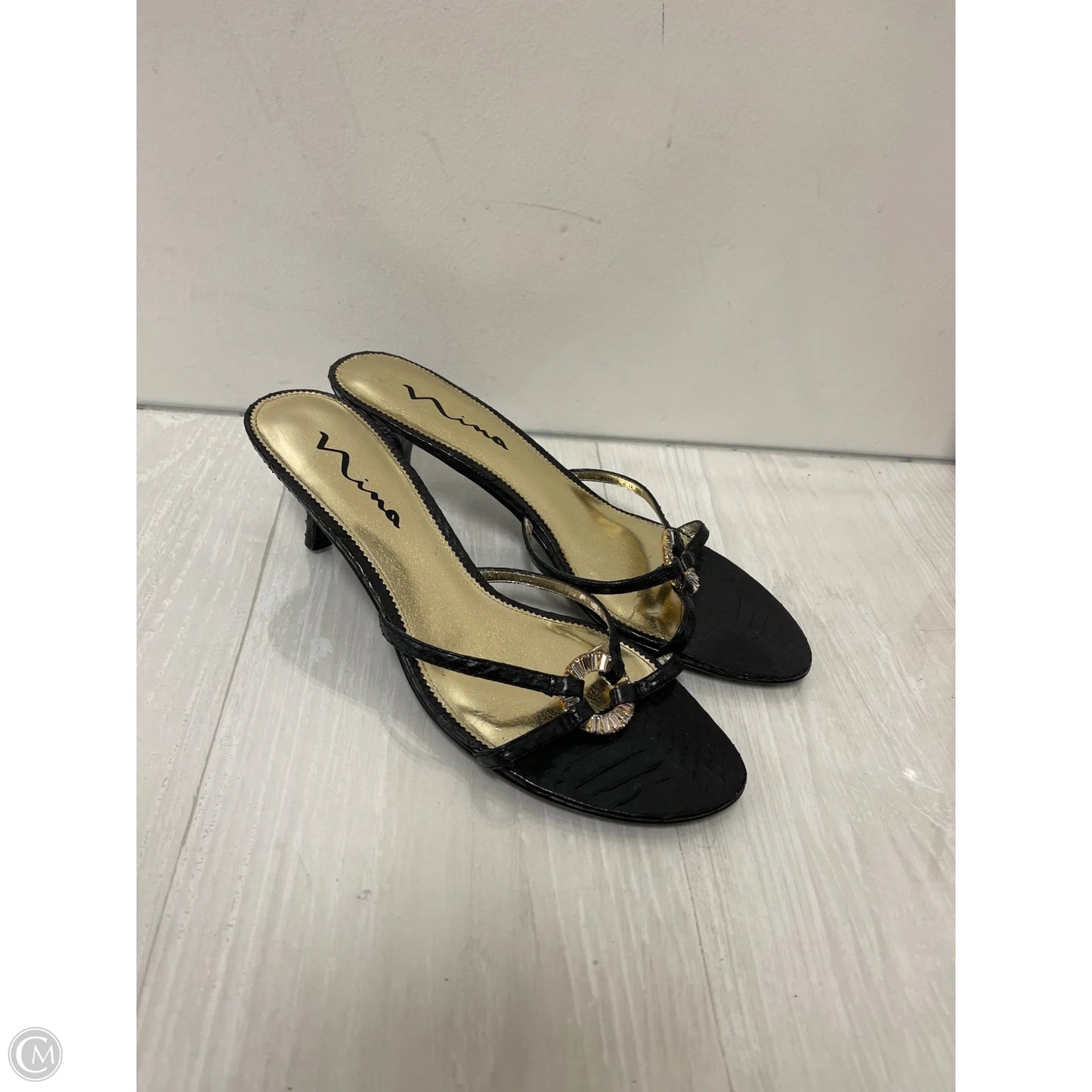 Shoes Heels Kitten By Nina In Black, Size: 10