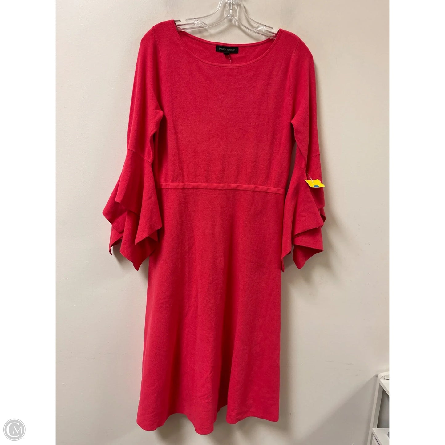 Dress Casual Midi By Banana Republic In Pink, Size: M
