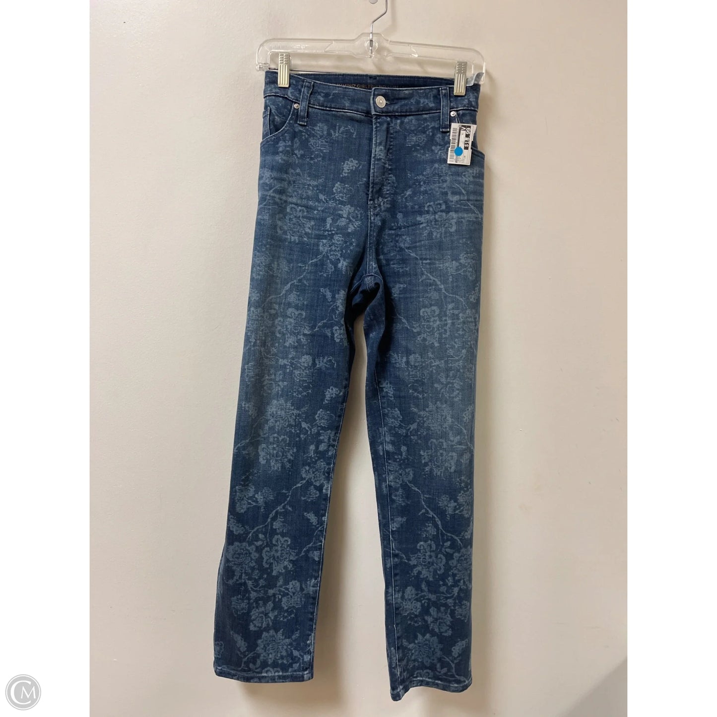 Jeans Cropped By Chicos In Blue Denim, Size: 14