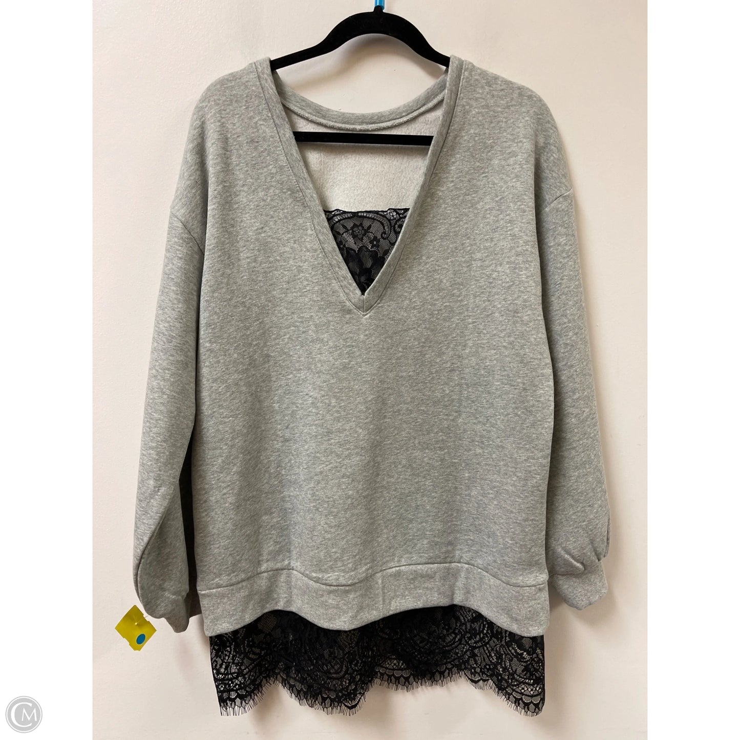 Sweater By Pilcro In Grey, Size: Xs