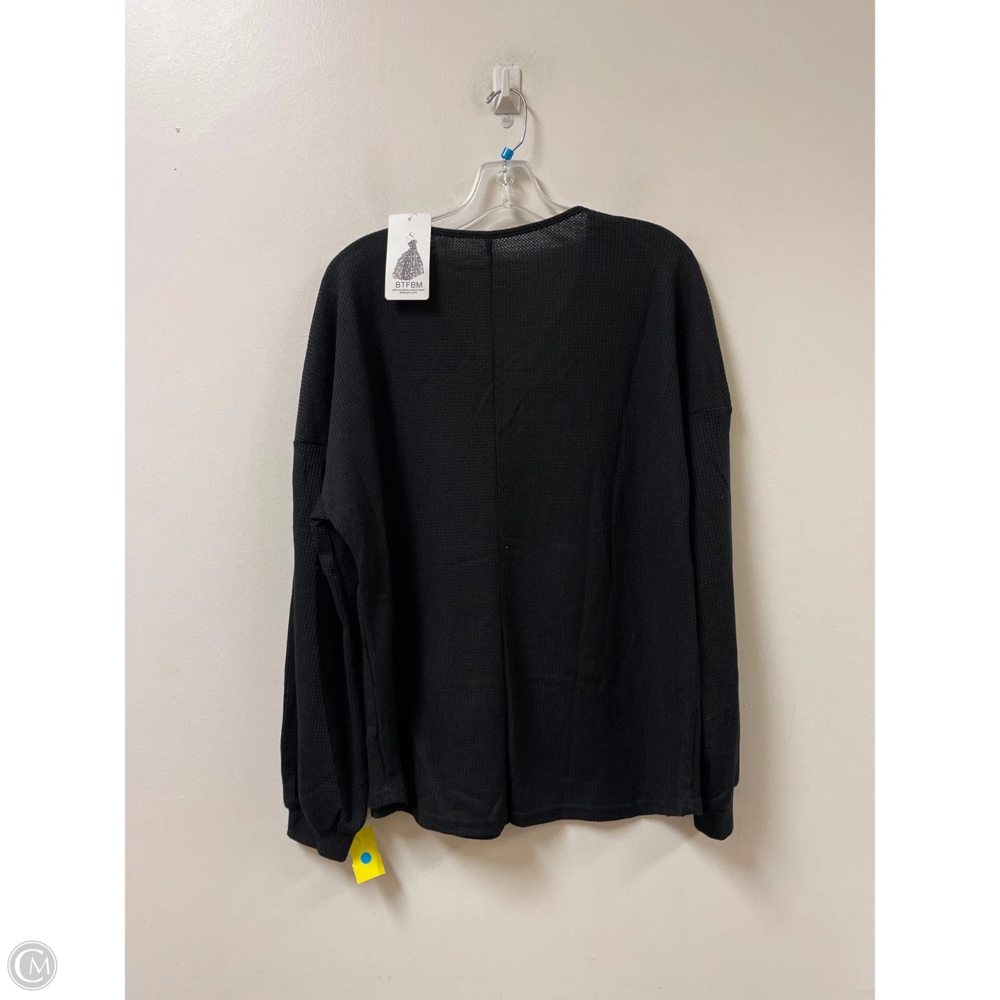 Top Long Sleeve By Clothes Mentor In Black, Size: Xl