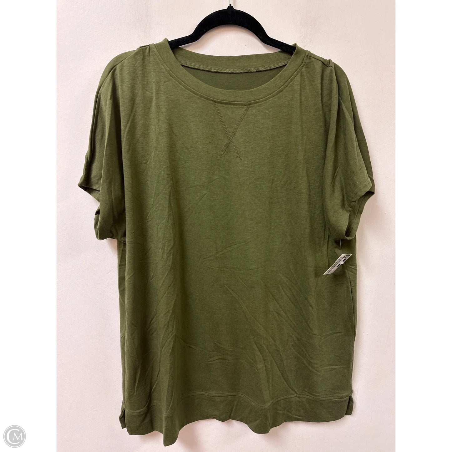 Top Short Sleeve Basic By Clothes Mentor In Green, Size: Xl