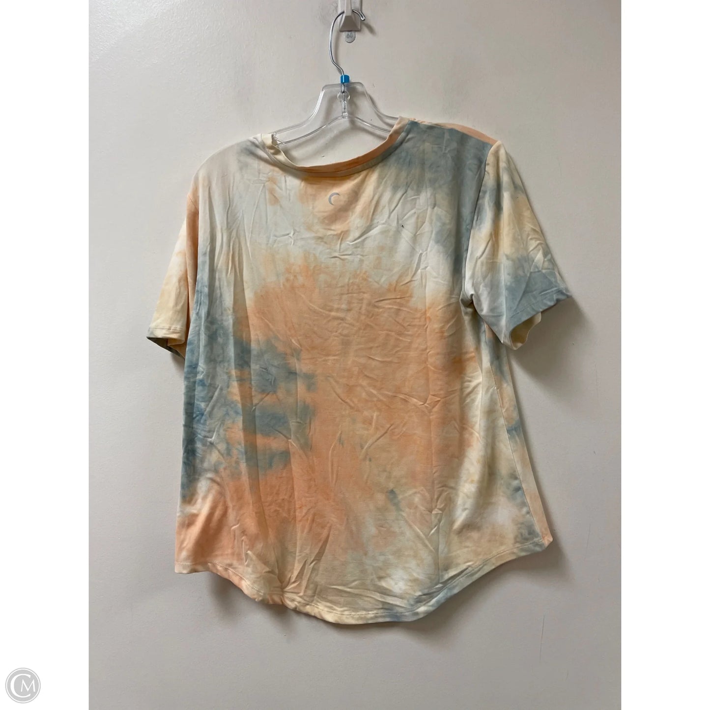 Athletic Top Short Sleeve By Zyia In Tie Dye Print, Size: Xl