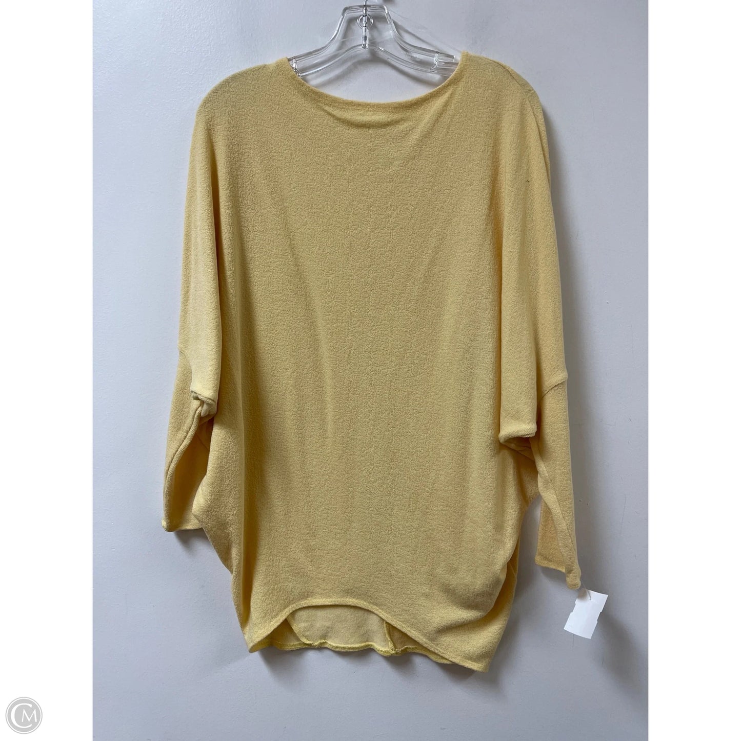 Top Long Sleeve By Clothes Mentor In Yellow, Size: M