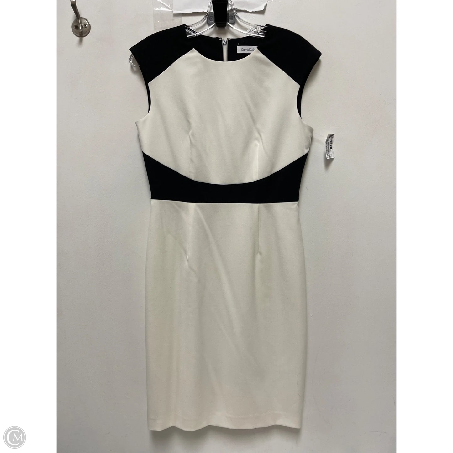 Dress Work By Calvin Klein In Black & White, Size: S