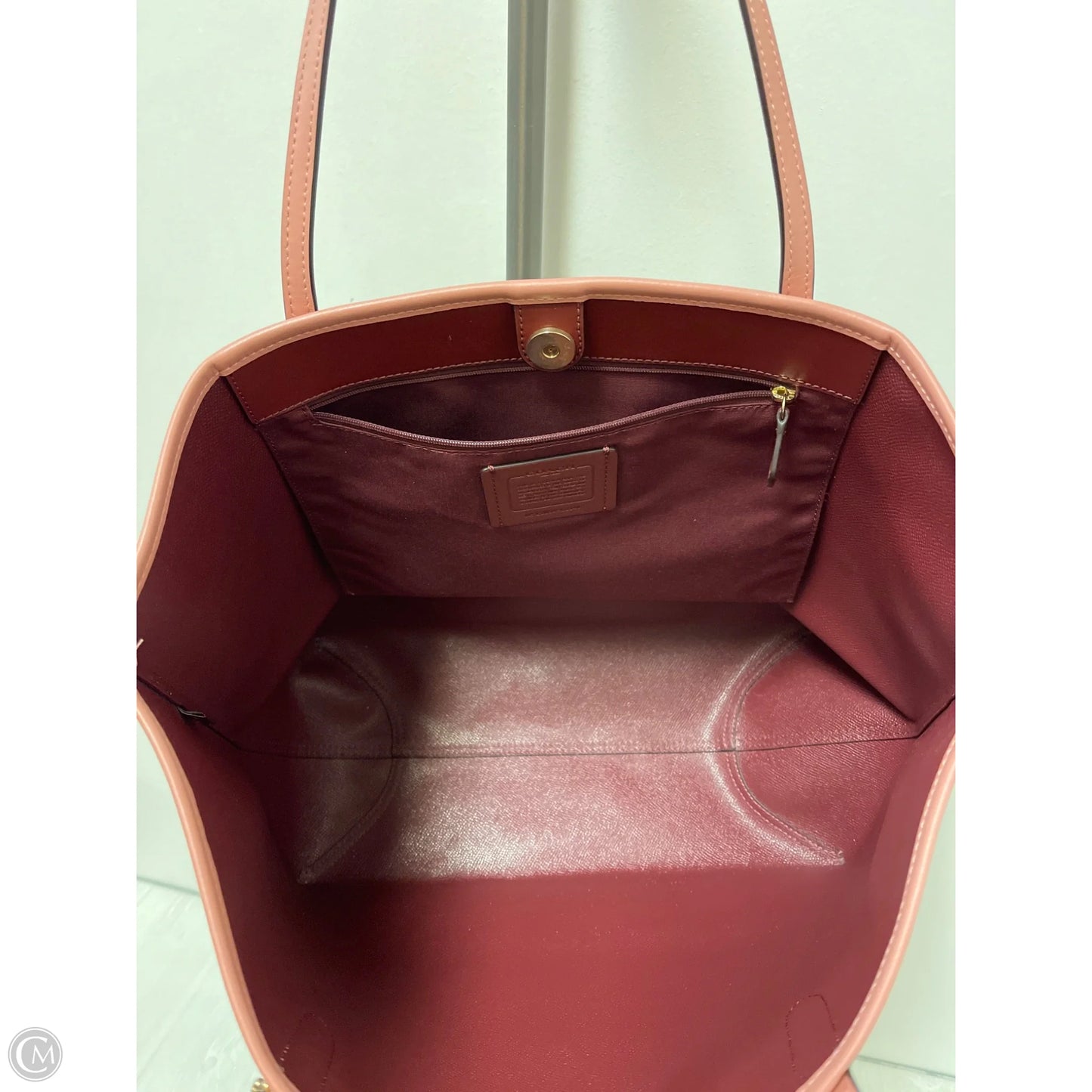 Handbag Designer By Coach, Size: Large