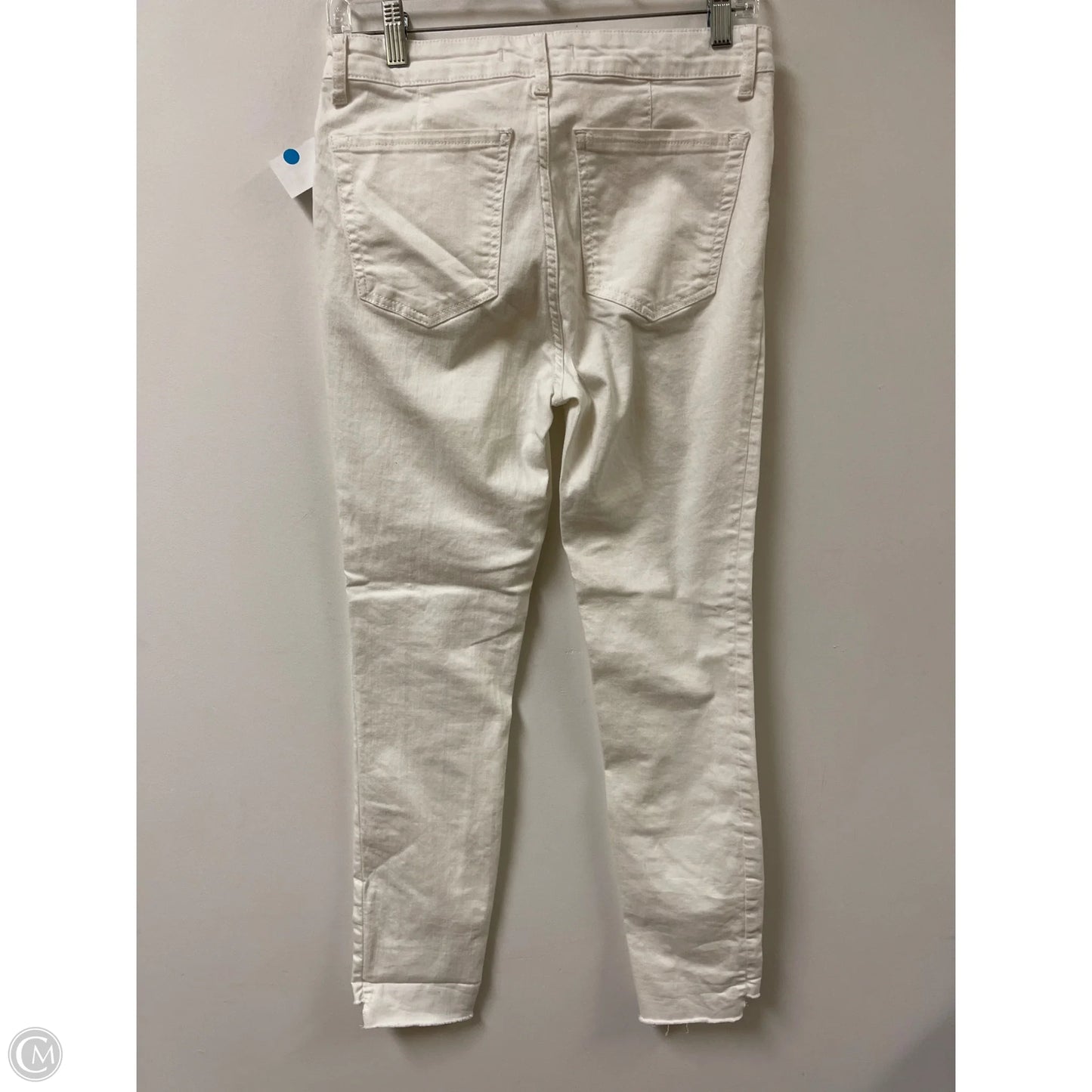 Jeans Skinny By Free People In White, Size: 6