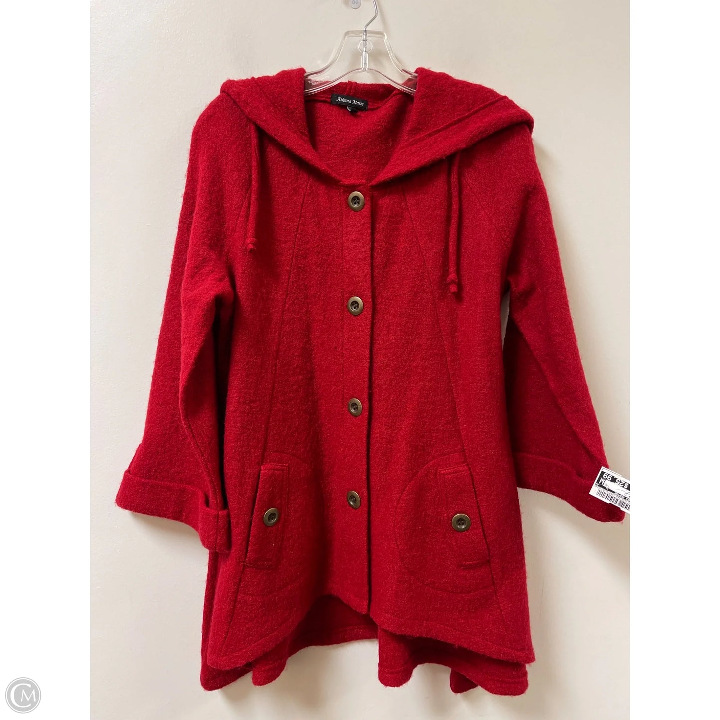 Coat Other By Clothes Mentor In Red, Size: M