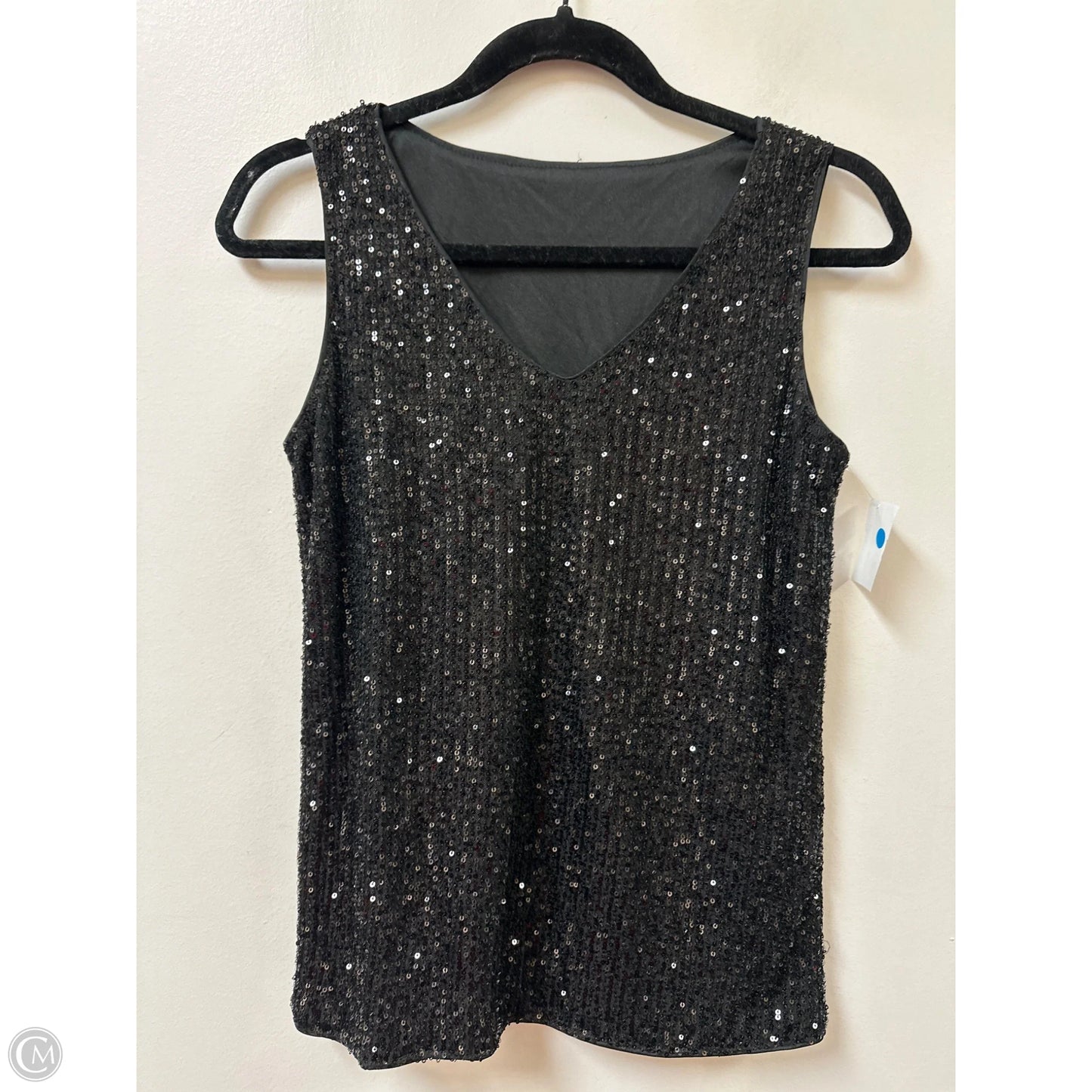 Top Sleeveless By Clothes Mentor In Black, Size: S