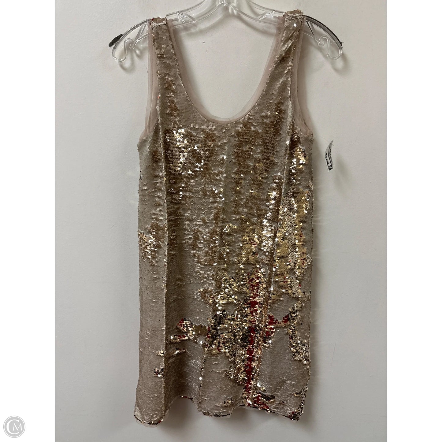 Dress Party Short By Zara In Gold, Size: S