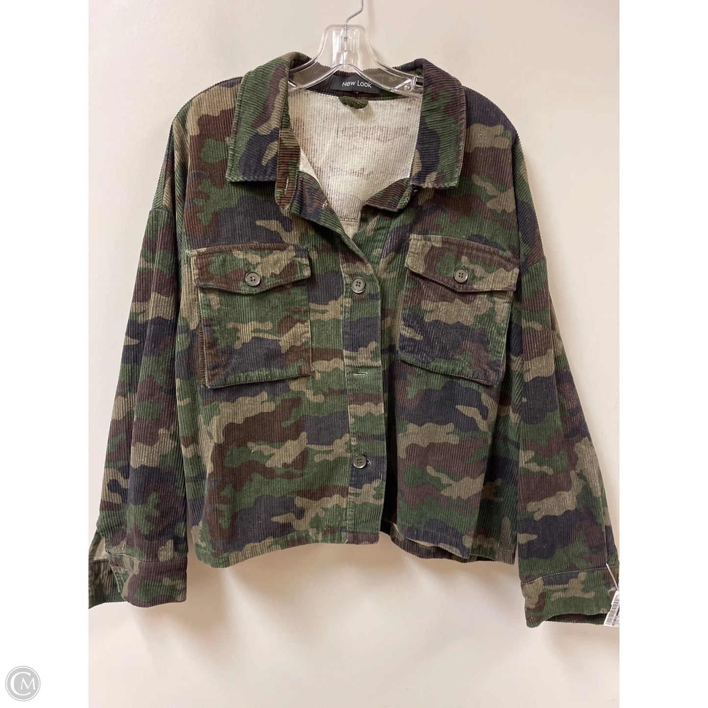 Jacket Moto By New Look In Camouflage Print, Size: 2x