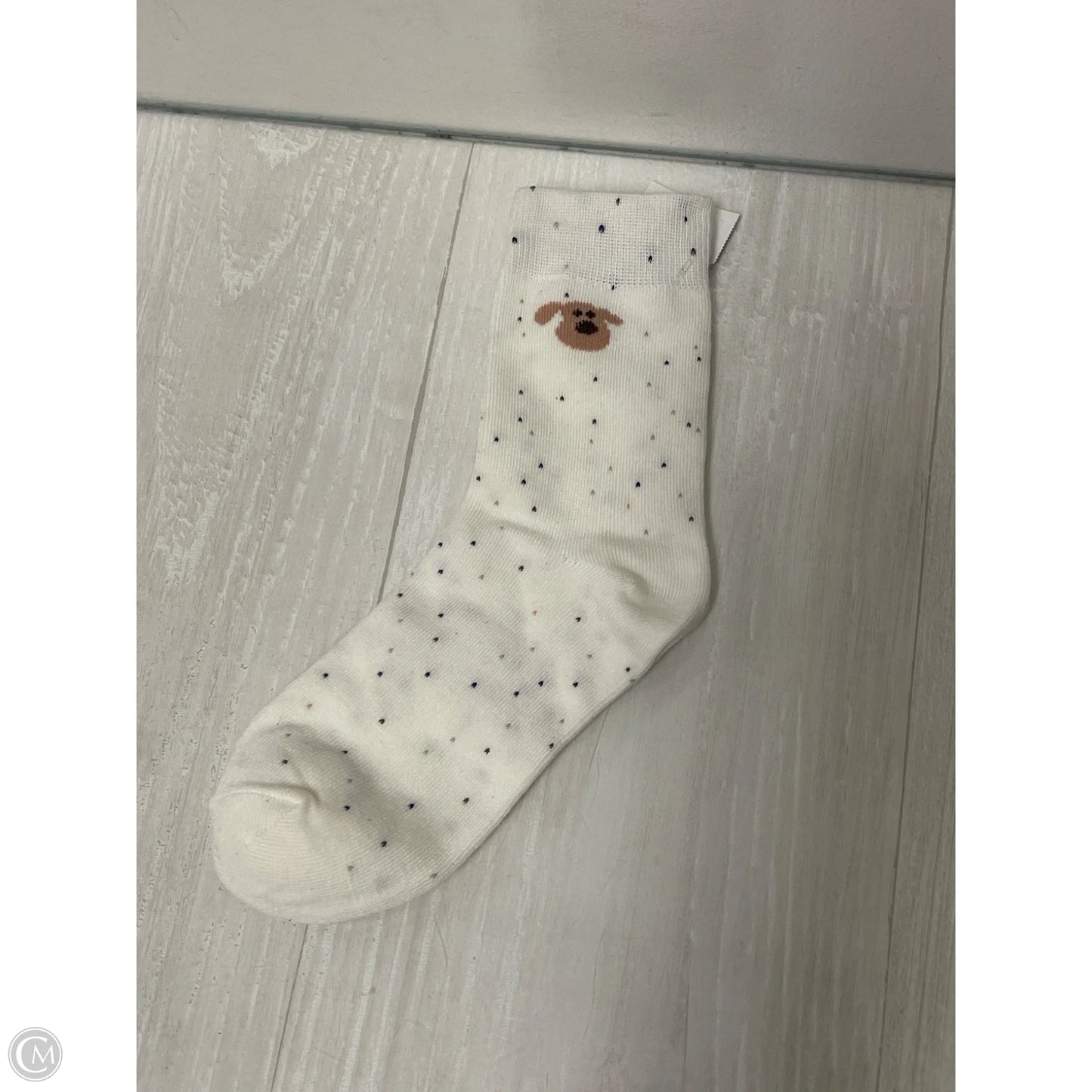 Socks By Clothes Mentor In Cream, Size: 0