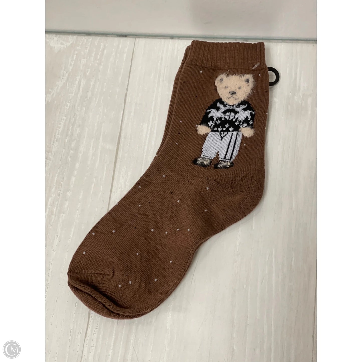 Socks By Clothes Mentor In Brown, Size: 0