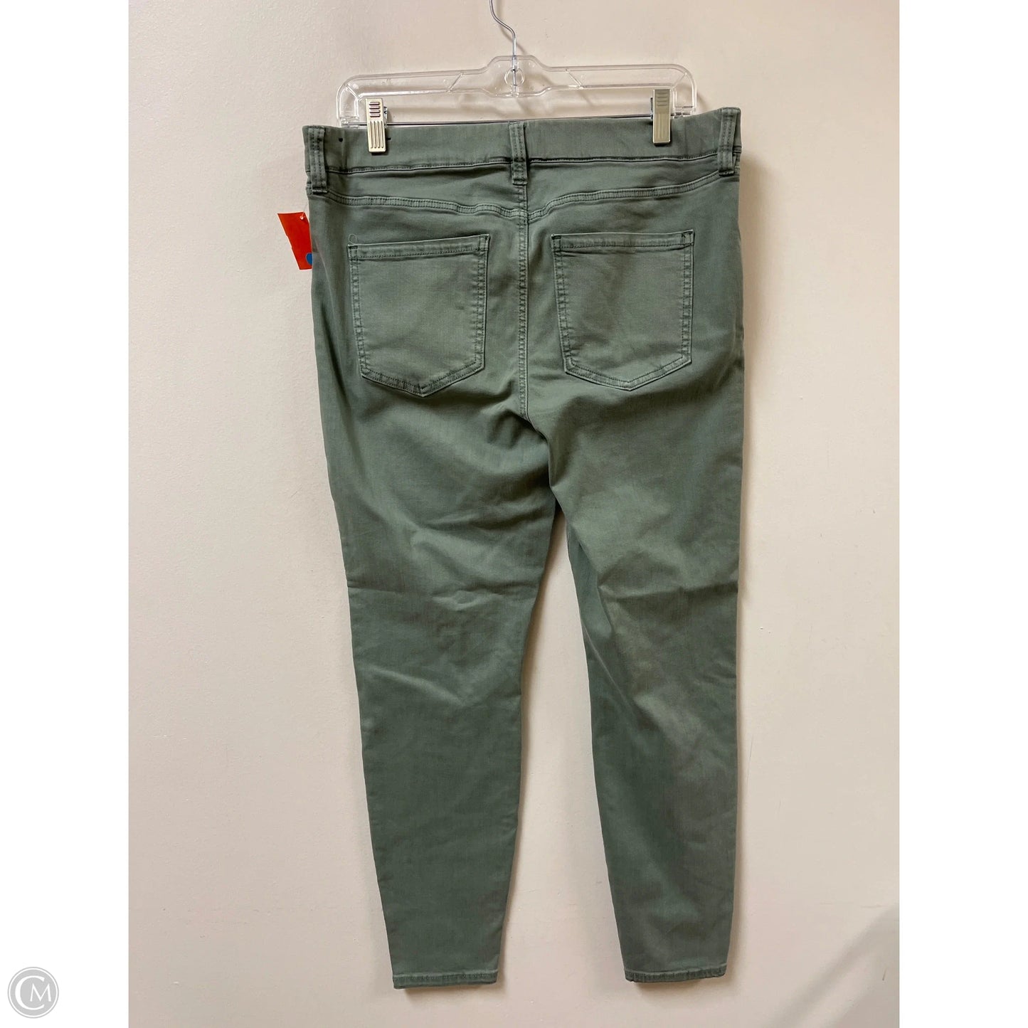 Jeans Skinny By Liverpool In Green, Size: 12
