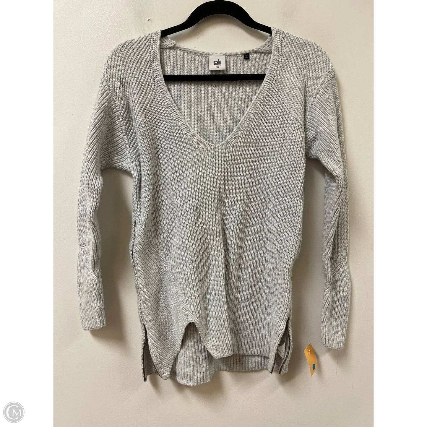 Sweater By Cabi In Grey, Size: Xs
