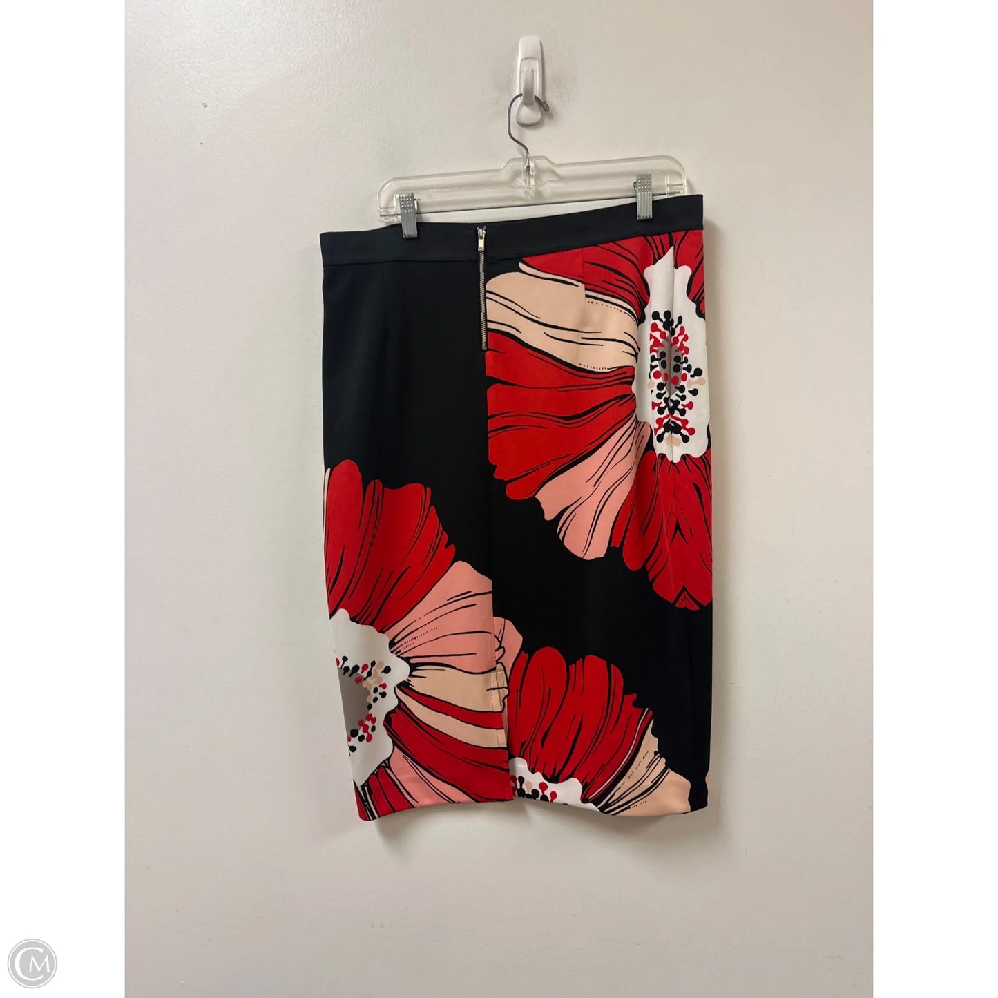 Skirt Midi By Alfani In Blue & Red, Size: 12