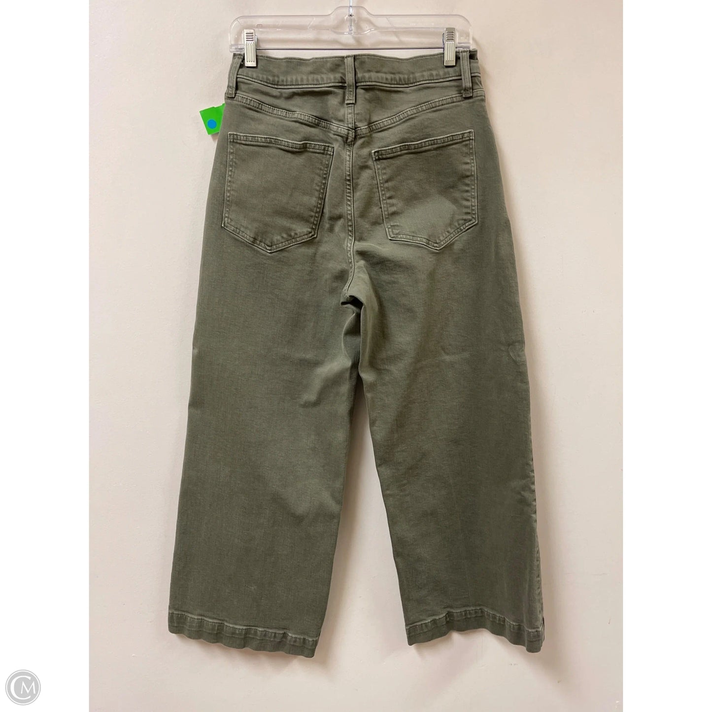 Jeans Wide Leg By Gap In Green, Size: 10