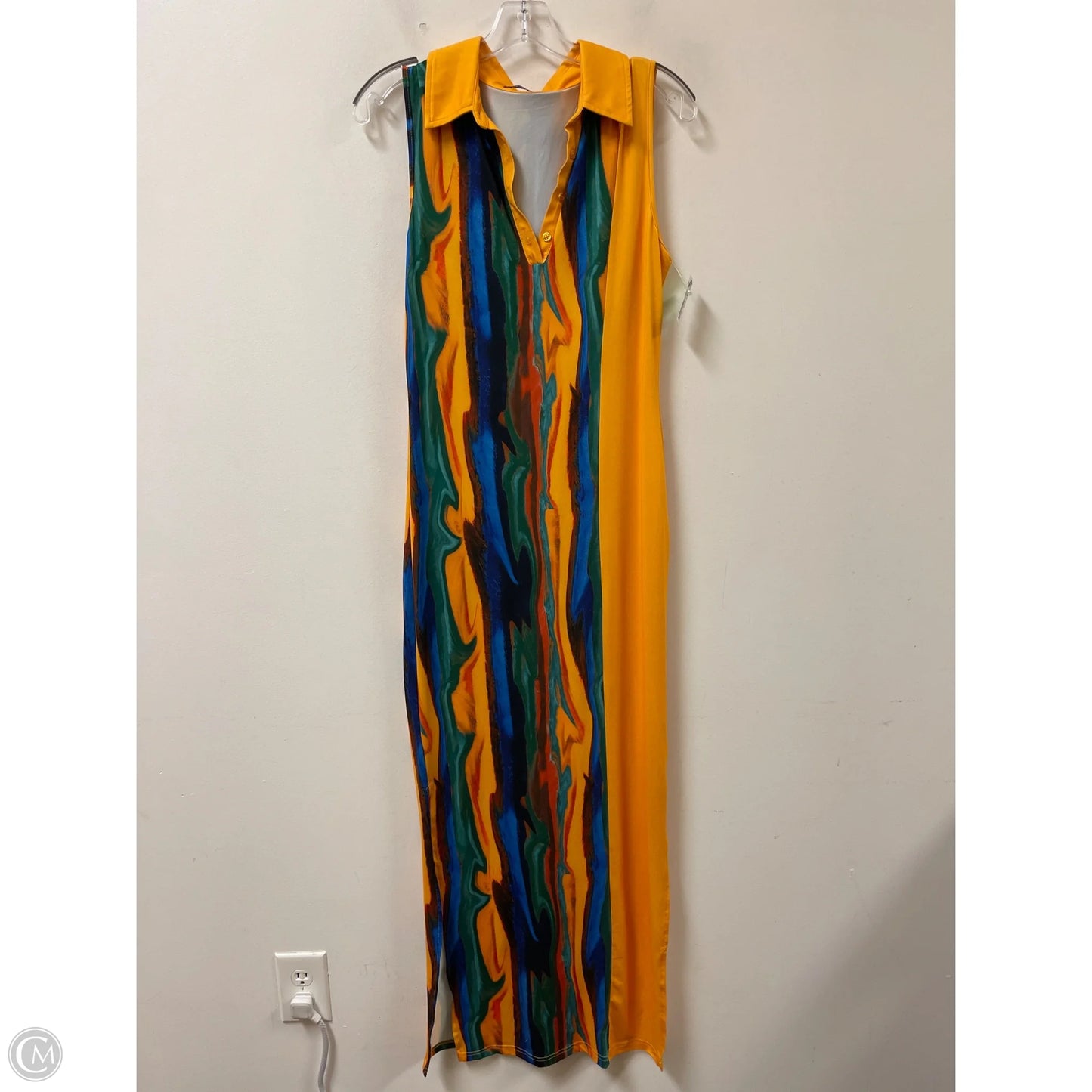 Dress Casual Maxi By Shein In Yellow, Size: M