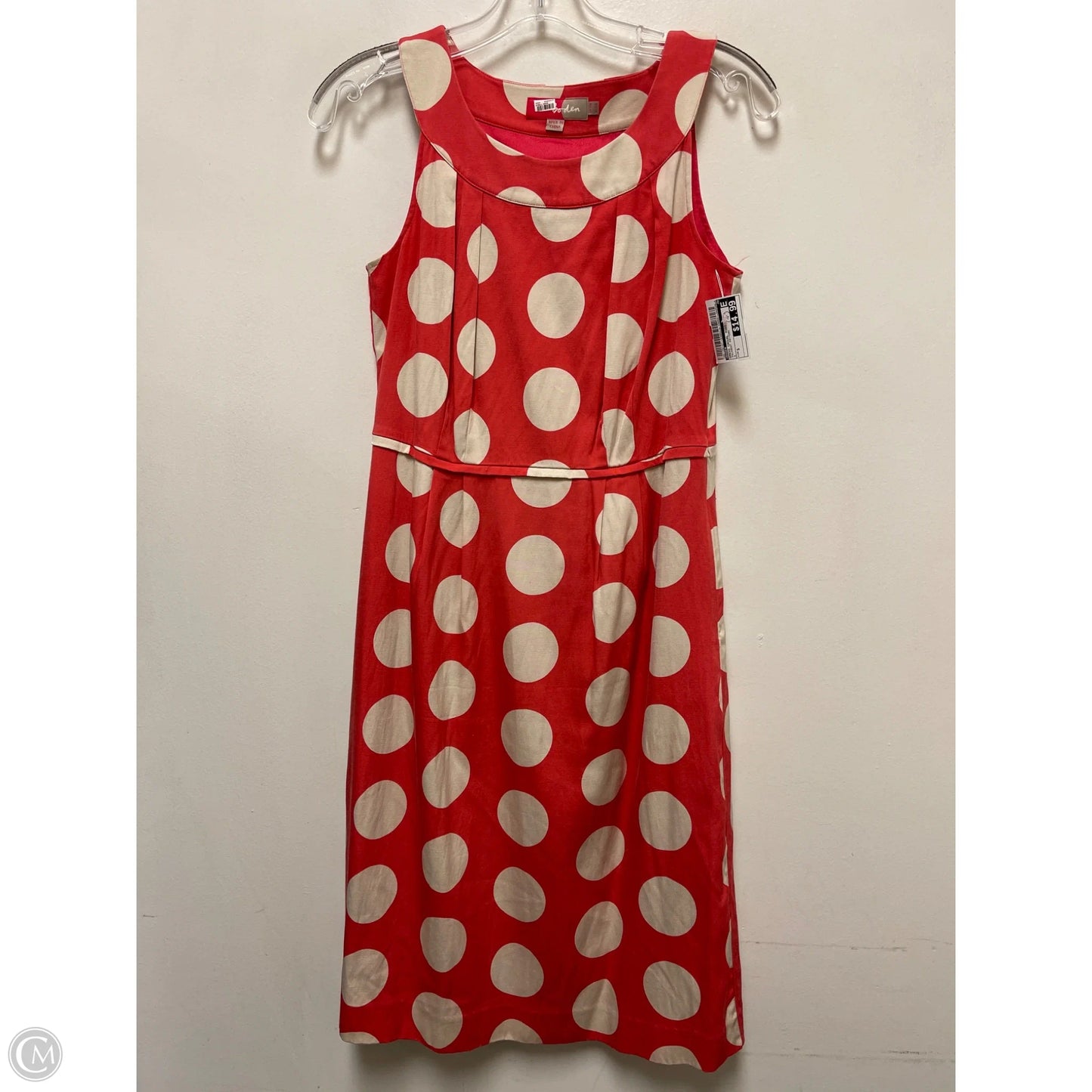 Dress Casual Midi By Boden In Polkadot Pattern, Size: S