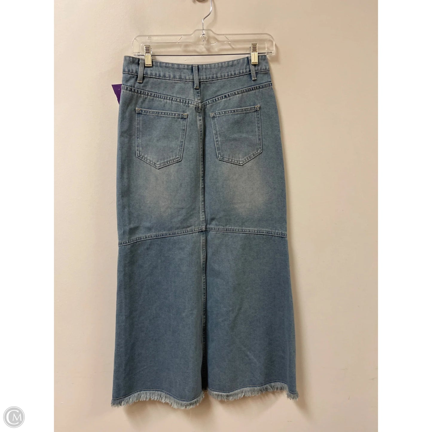 Skirt Maxi By Dazy In Blue Denim, Size: 8