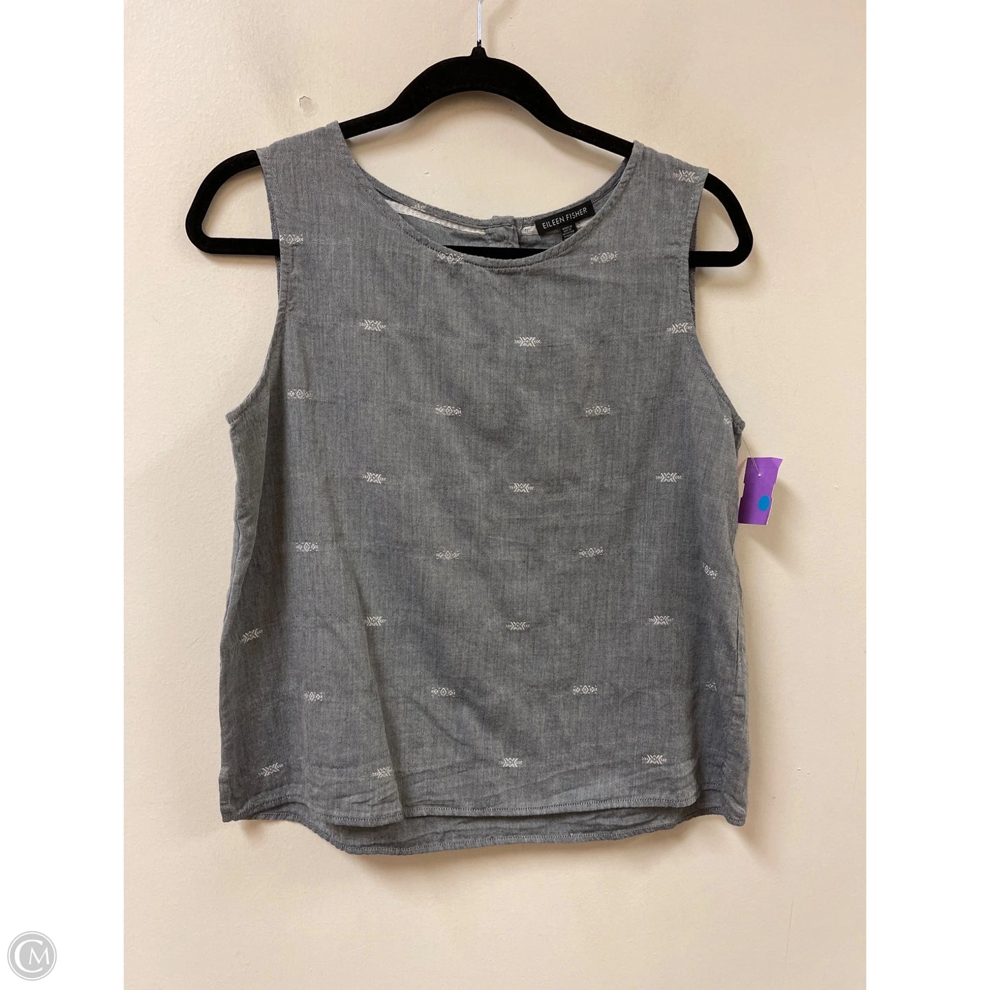 Top Sleeveless By Eileen Fisher In Grey, Size: Sp