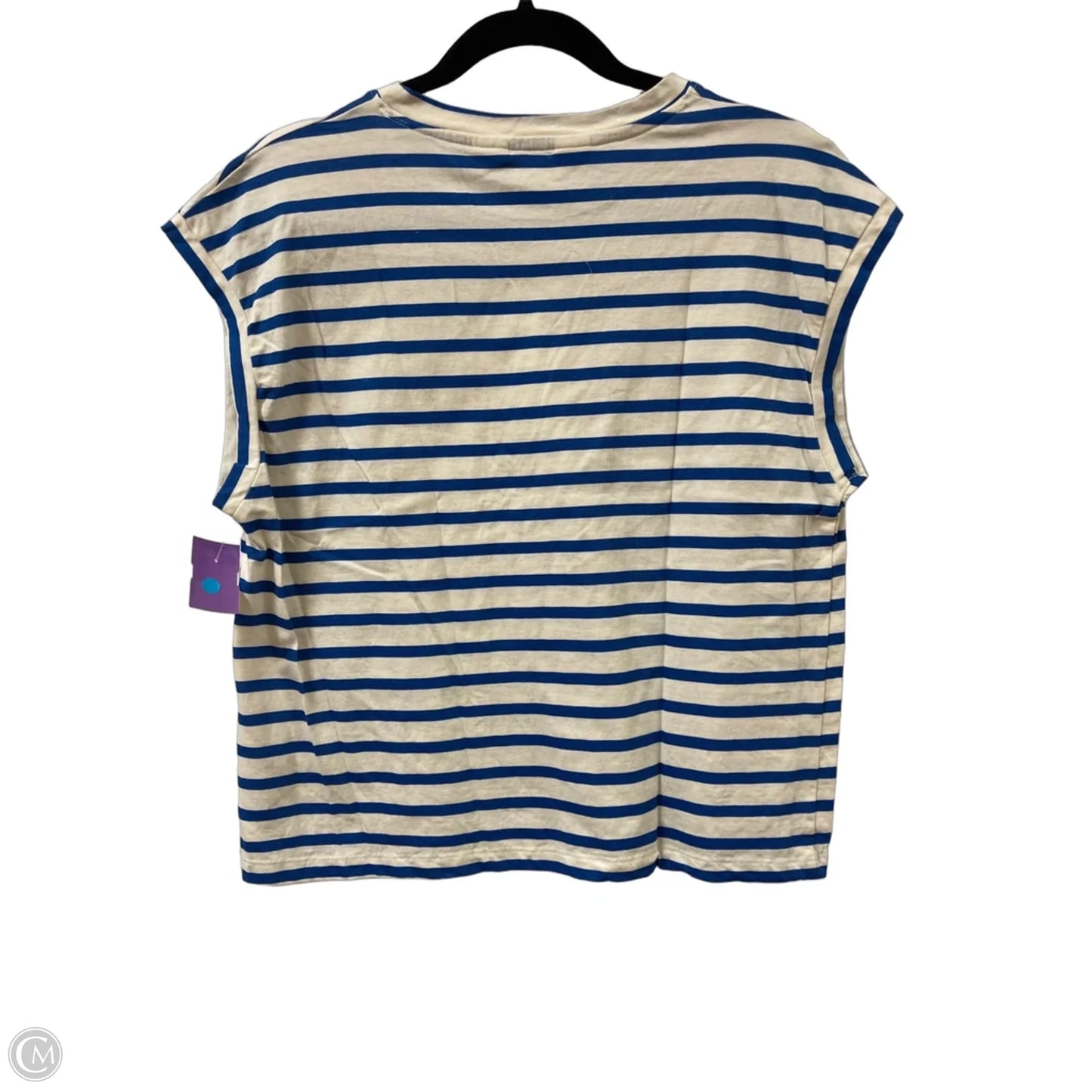 Top Sleeveless By Clothes Mentor In Striped Pattern, Size: L