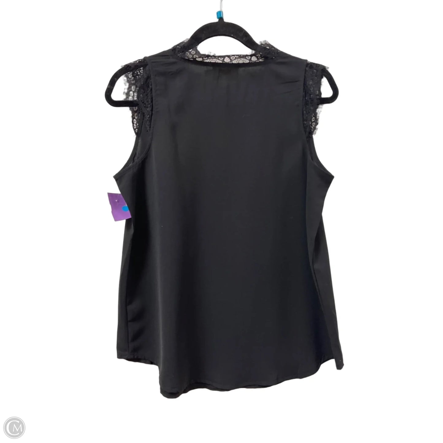 Top Sleeveless By Lily In Black, Size: M