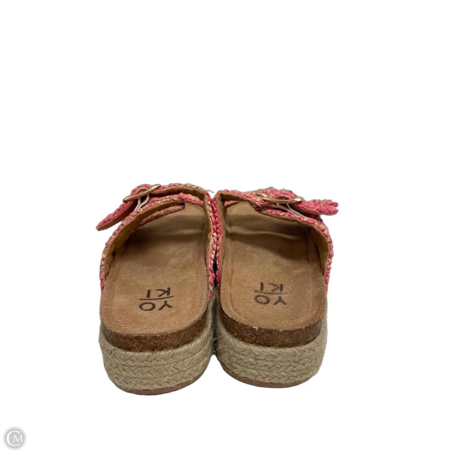 Sandals Flats By Yoki In Pink, Size: 7