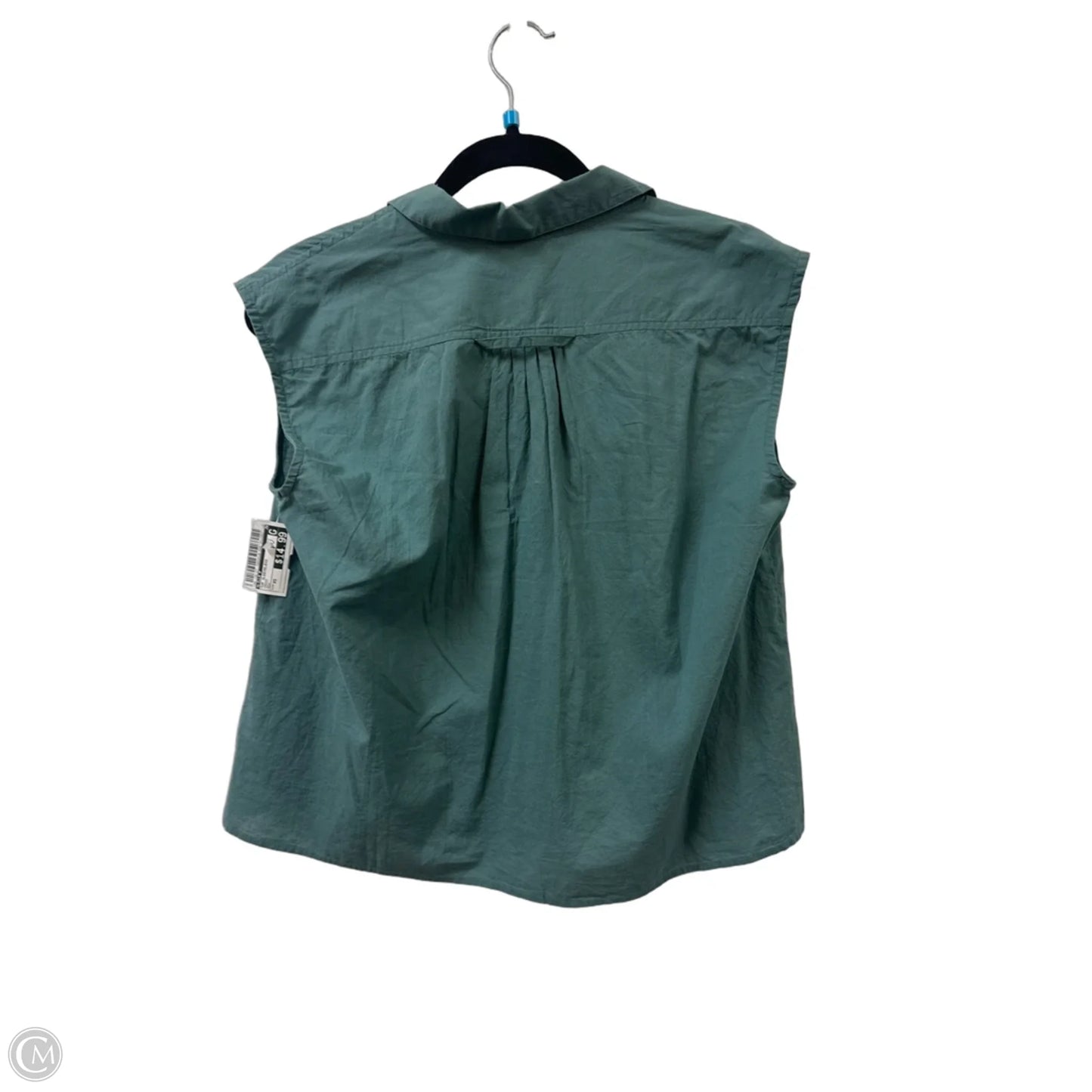 Top Sleeveless By Lilla P In Green, Size: Xs