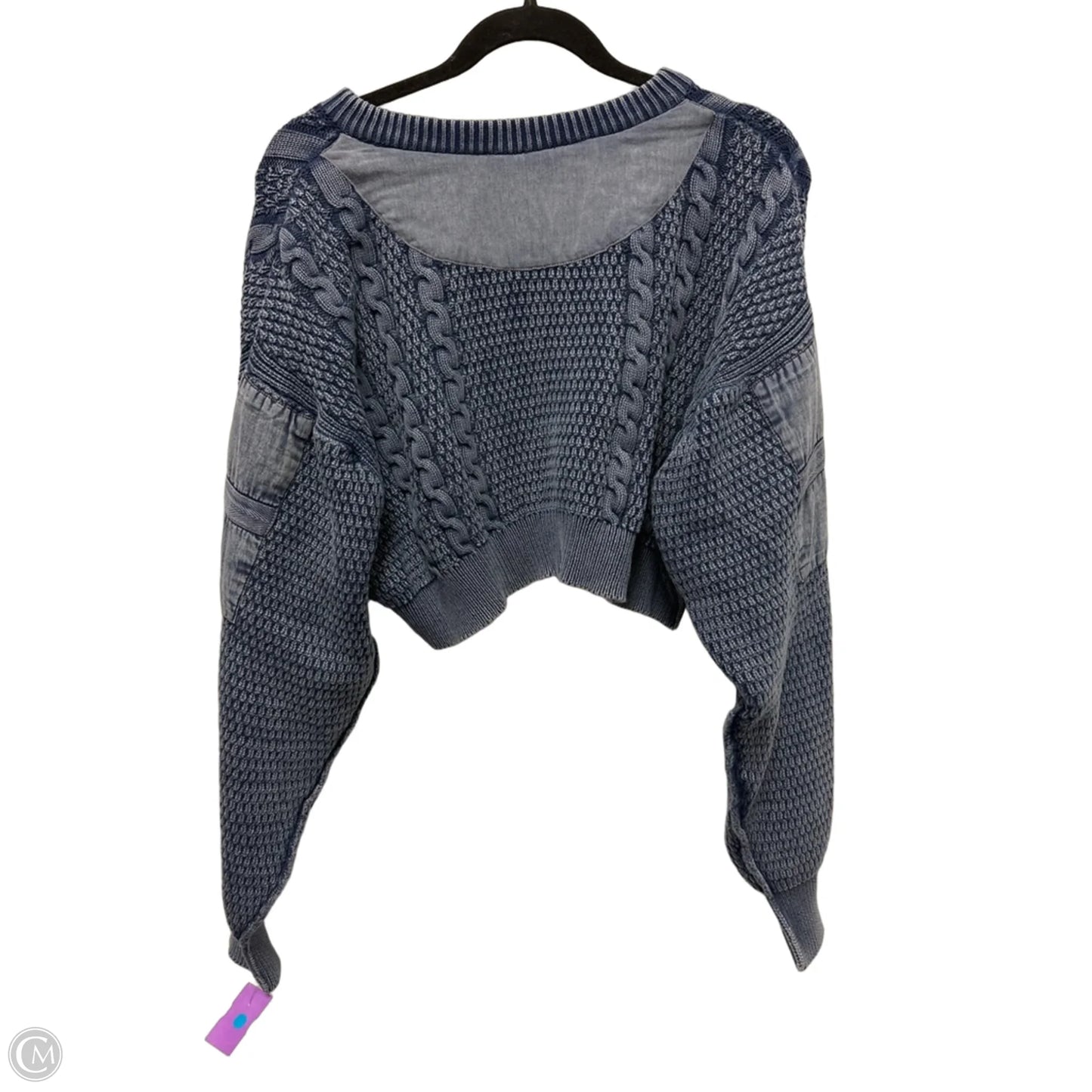 Sweater Cardigan By We The Free In Blue, Size: M