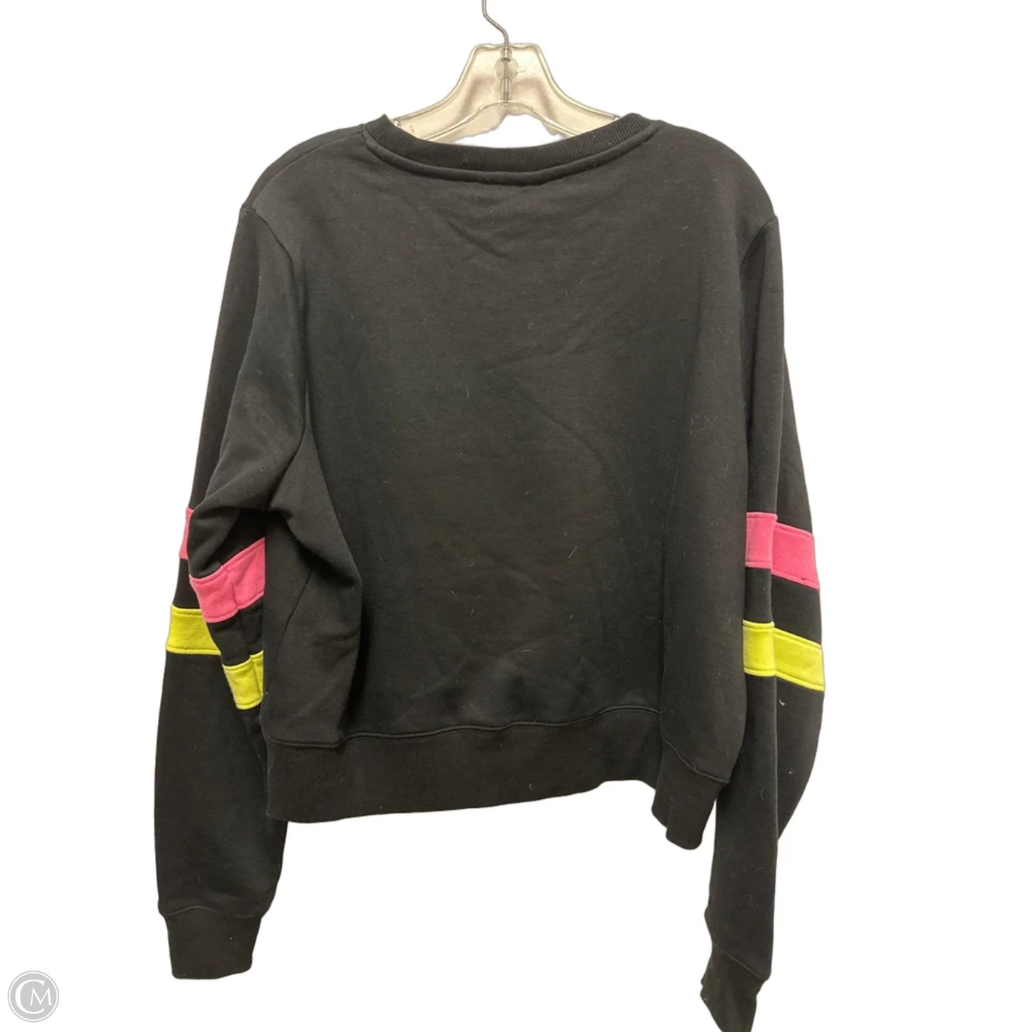 Athletic Sweatshirt Crewneck By Fila In Black, Size: Xl